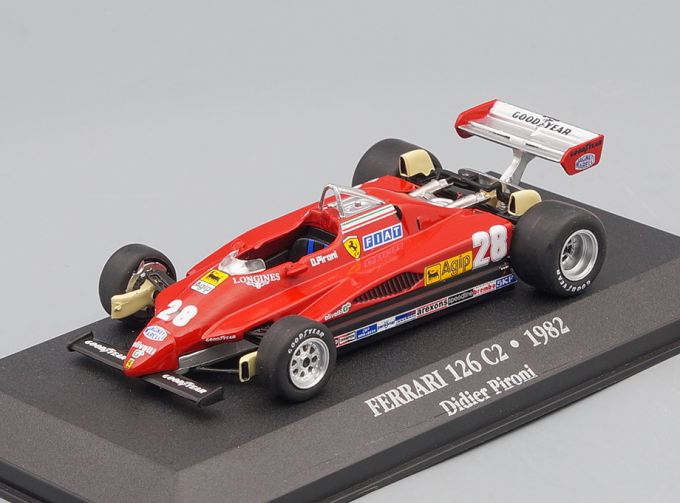 FERRARI 126 C2 #28 Didier Pironi "Scuderia Ferrari" 2 место 1982