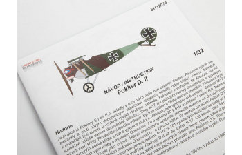 Сборная модель Fokker D.II "Gr?nzweig`s Planes"