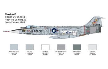 Сборная модель Самолет F-104 STARFIGHTER A/C