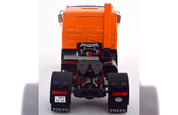 VOLVO F12 (1977), orange/blau