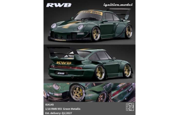 PORSCHE RWB 993, green metallic