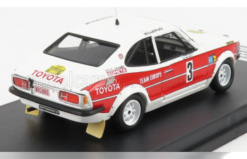 TOYOTA Corolla №3 Rally Sweden (1971) H.Mikkola - A.Hertz, White Red