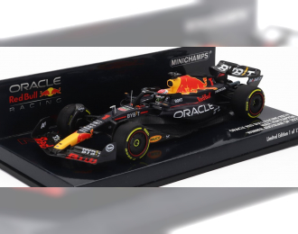 RED BULL F1 Rb19 Team Oracle Red Bull Racing №1 World Champion Winner Austrian Gp (2023) Max Verstappen, Matt Blue