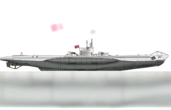 Сборная модель Немецкая ДПЛ U-boat Type VII A