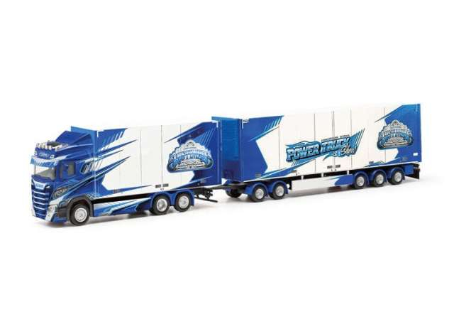 Scania CR 20 HD Zweden combi Ristimaa, blue / white