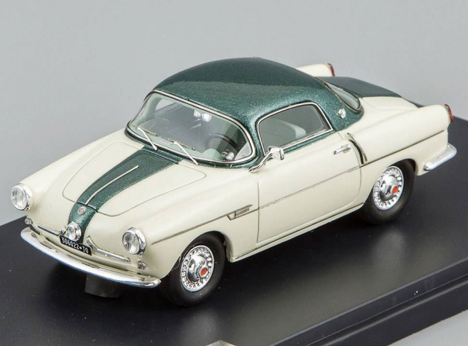 FIAT 600 Viotti Coupe (1959), white / green