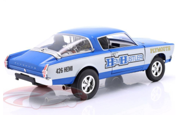 PLYMOUTH Barracuda 426 Hemi Hustler (1966), blue / gray