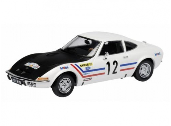 OPEL GT Greder Racing 12 (1969), white / black