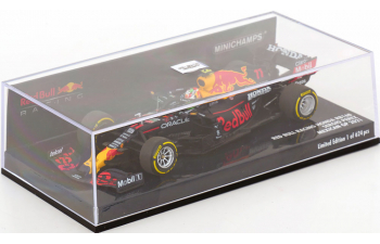 RED BULL F1 Rb16b Honda Ra620h Team Aston Martin N11 3rd Mexico Gp (2021) Sergio Perez, Matt Blue Yellow Red