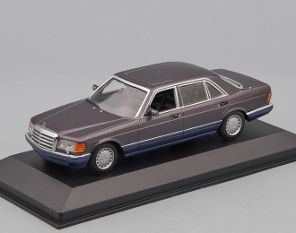 MERCEDES-BENZ 560 SEL (1990), purple metallic