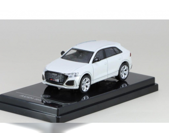 AUDI Q8 RS RHD (2018), white