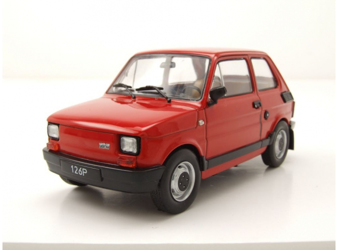 FIAT 126p (1985), red