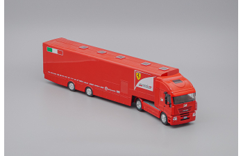 IVECO Stralis (2014) Ferrari F1 Team Transporter Truck, red