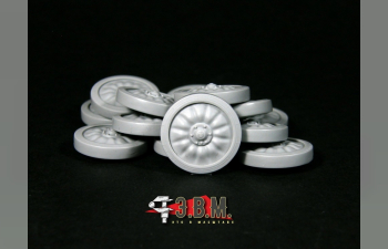 Опорные катки для модели гусеничного тягача МТ-ЛБ (Тип 1)