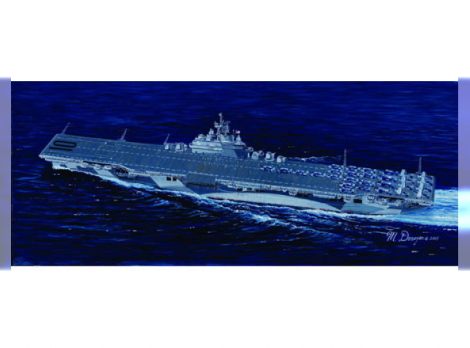 Сборная модель Американский авианосец USS YORKTOWN CV-10