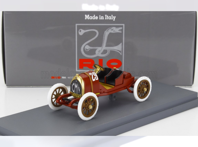 CMN First Race Enzo Ferrari - Costruzioni Meccaniche Nazionali 15/20 Hp N 29 Parma-poggio Di Berceto (1919), Red