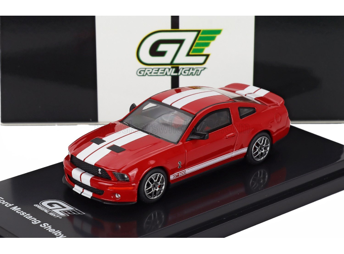 FORD Mustang SHELBY GT500 Super Snake Coupe (2007), red / white