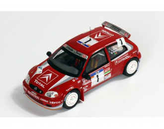 CITROEN SAXO S1600 Kit Car 1 A.Araujo - M.Ramalho Winner Rally Portugal 2004, red