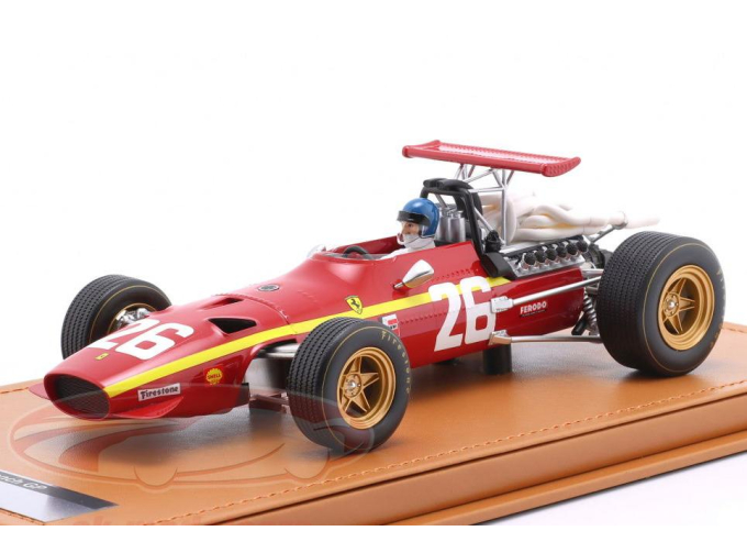 FERRARI 312 №26 Winner France GP Formula 1 Jacky Ickx (1968)