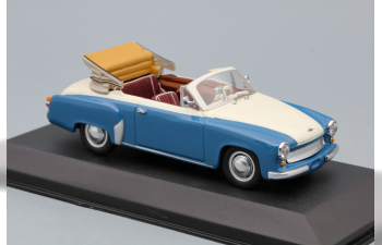 WARTBURG A311 Cabriolet (1958), blue / white