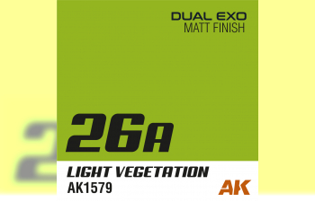 Набор акриловых красок LIGHT VEGETATION & DARK VEGETATION DUAL EXO Set, 60мл