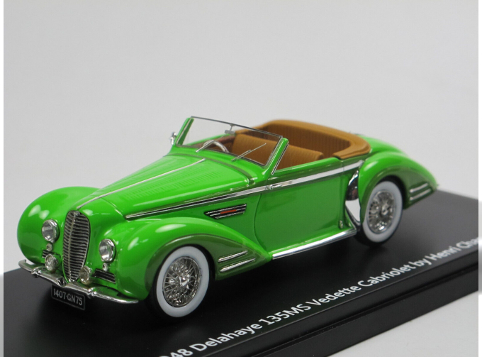 DELAHAYE 135 MC cabrio (1948), green