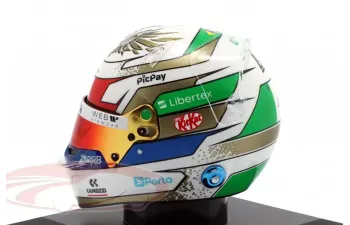 MINI HELMET Gabriel Bortoleto Kick Sauber №5 Italian GP Formula 1 (2025)