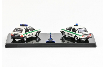 SKODA 120L + SKODA Favorit 136L - Od Veřejné Bezpečnosti K Policii (1988), white