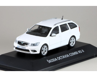 SKODA Octavia Combi RS II FL (2011), white