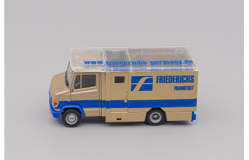 MERCEDES-BENZ Vario Geldtransporter "FRIEDERICHS FRANKFURT", goldmetallic / blue