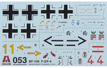 Сборная модель BF-109F (подарочный набор)