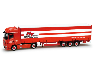 MERCEDES-BENZ Actros GigaSpace '11 Tractor / Trailer "HT-Hauser Trucks", red / white