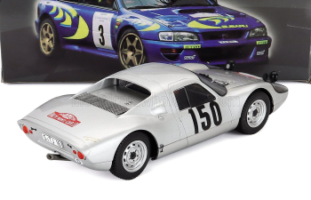 PORSCHE 904 Carrera Gts Ch.904-006 №150 2nd Rally Montecarlo (1965) Eugen Boehringer - Rolf Wutherich, Silver