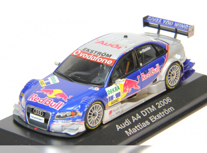 AUDI A4 Red Bull #5 DTM M.Ekstrom (2006), blue silver