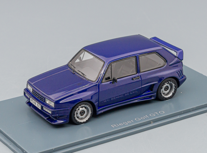 VOLKSWAGEN Golf I GTO Rieger (1980), blue metallic