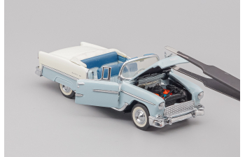 CHEVROLET Bel Air (1955), nassau blue / ivory