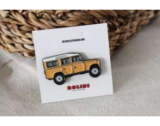 Значок Pin Land Rover Series 3, beige
