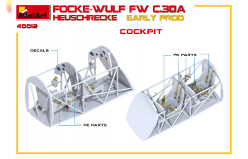 Сборная модель FOCKE-WULF FW C.30A HEUSCHRECKE. EARLY PROD