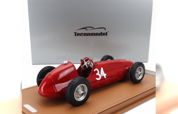 MASERATI F1 4clt №34 Winner Sanremo Italy Gp (1948) Alberto Ascari, Red