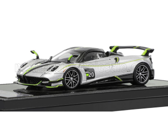 PAGANI Huayra BC Roadster №20 (2017), silver/green