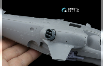 Выхлопное устройство и ЭВУ для Ка-52/Ка-52М (Звезда/Quinta Models)