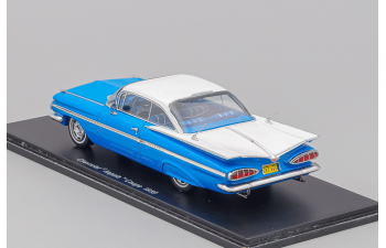 CHEVROLET Impala Coupe (1959), blue / white