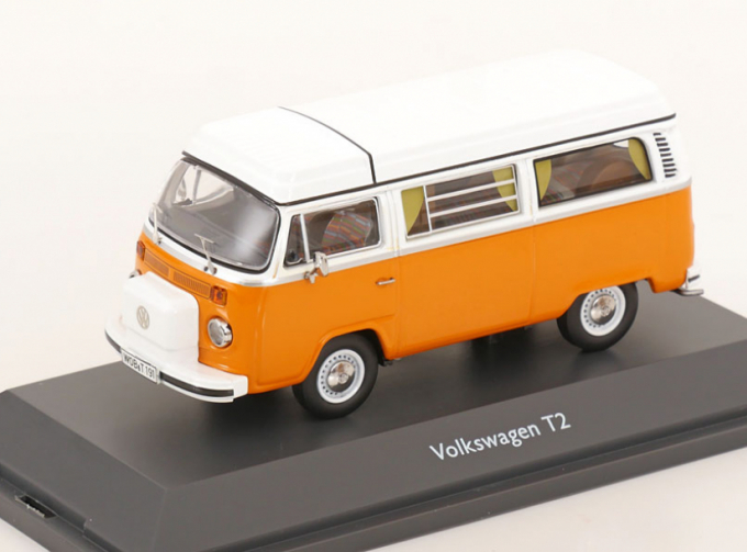 VOLKSWAGEN T2b Camper Van (1962), Orange White