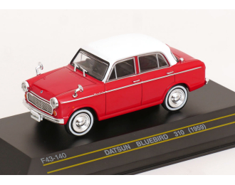 DATSUN Bluebird 310 (1959), red / white