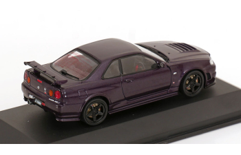NISSAN Skyline GT-R (BNR34) with Nismo Parts (1996), purple-metallic