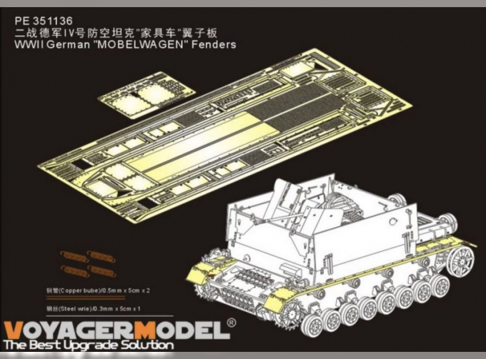 Фототравление WWII German "MOBELWAGEN" Fenders