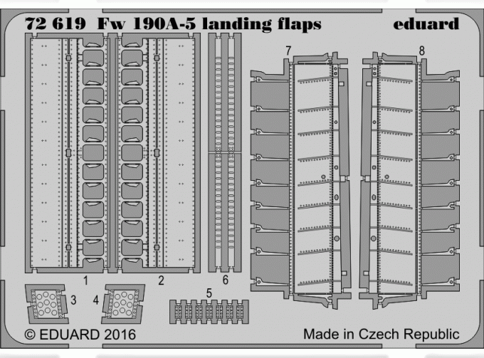 Фототравление для Fw 190A-5 landing flaps