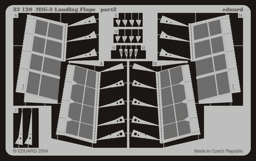 Фототравление для MiG-3 landing flaps