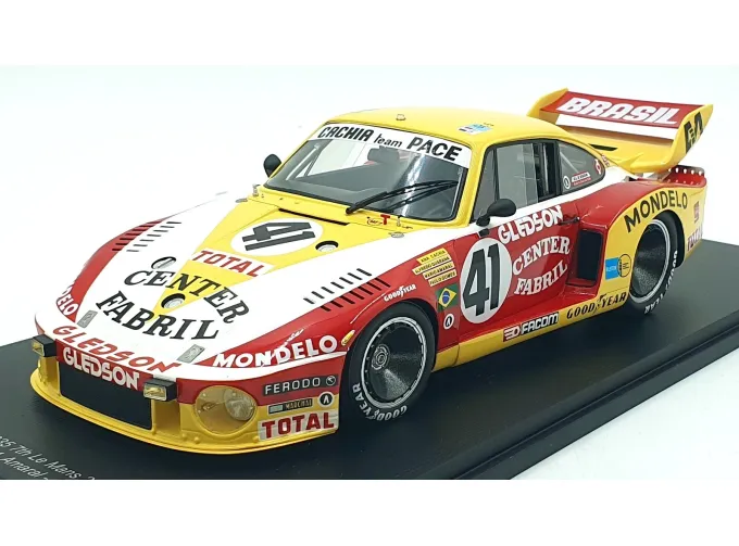 PORSCHE 935-77 3.0l F6 Turbo Team Pace №41 7th 24h Le Mans Paulo Gomes - Mario Amaral - Alfredo Guarana (1978), Yellow Red White