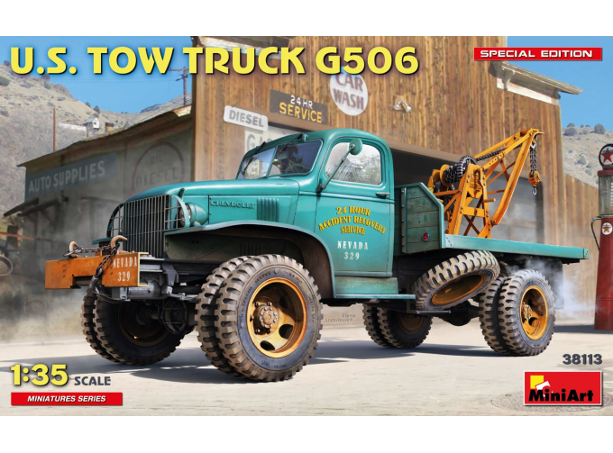 Сборная модель CHEVROLET G506 Truck Nevada 1945 Carro Attrezzi - Wrecker Road Service